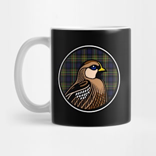 Good Ol Bobwhite Patch with MacLaren Tartan Background - If you used to be a Bobwhite , a Good Old Bobwhite too, you'll find this bestseller critter patch design with the McLaren Tartan background perfect. Mug